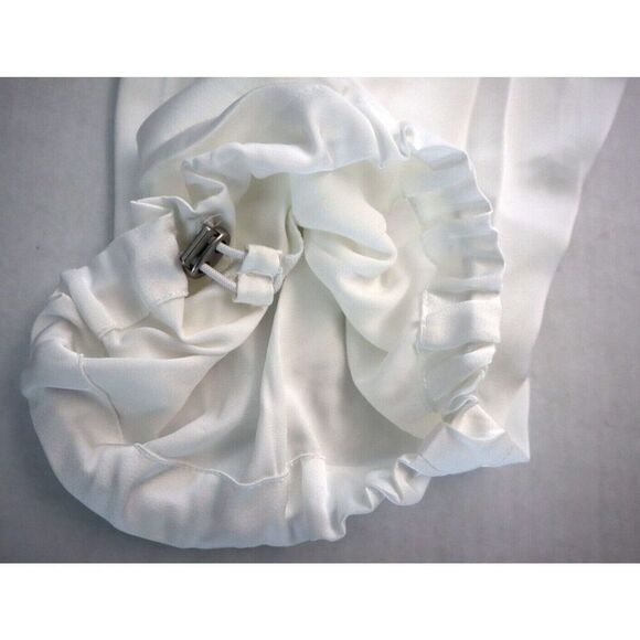 Maeve x Anthropologie OB1862056 Women's Sz S Ivory Silky Parachute Pants - Picture 7 of 8